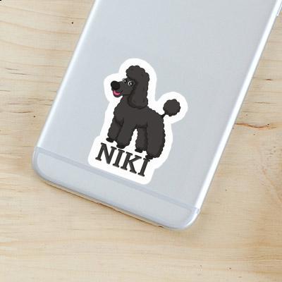 Caniche Autocollant Niki Gift package Image