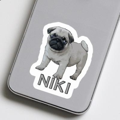 Sticker Pug Niki Notebook Image