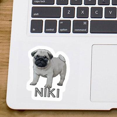 Sticker Pug Niki Notebook Image