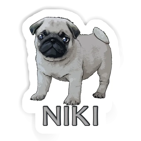 Sticker Pug Niki Image