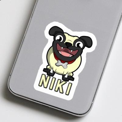 Pug Sticker Niki Gift package Image