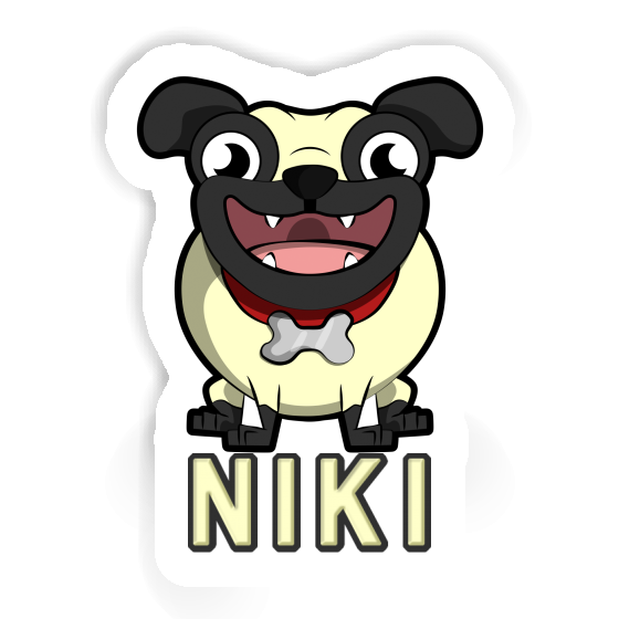 Pug Sticker Niki Image