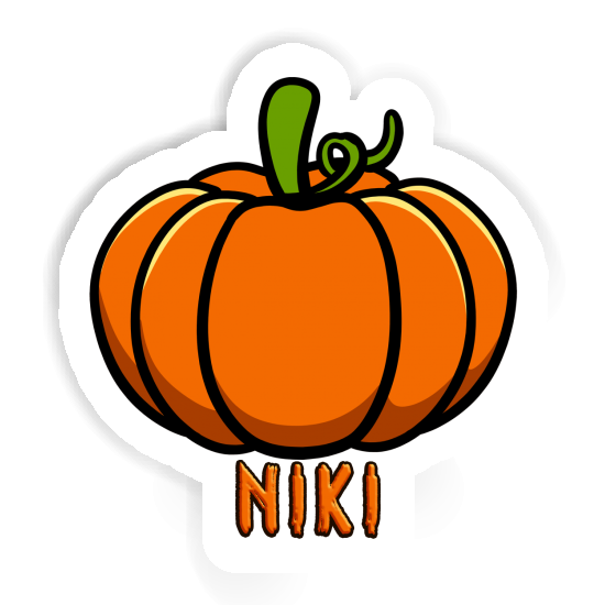 Pumpkin Sticker Niki Image