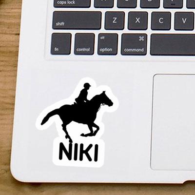 Sticker Reiterin Niki Laptop Image