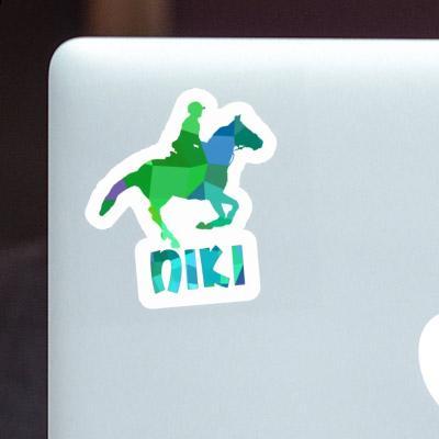 Sticker Niki Horse Rider Notebook Image