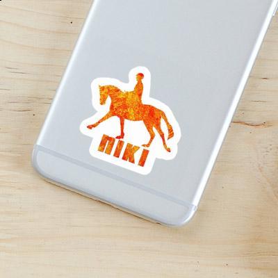 Horse Rider Sticker Niki Laptop Image