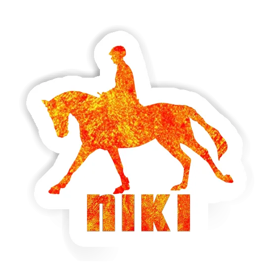 Sticker Horse Rider Niki Laptop Image