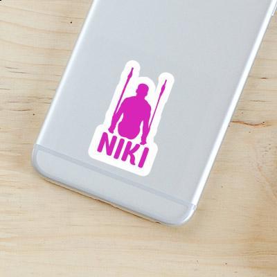 Niki Sticker Ring gymnast Laptop Image