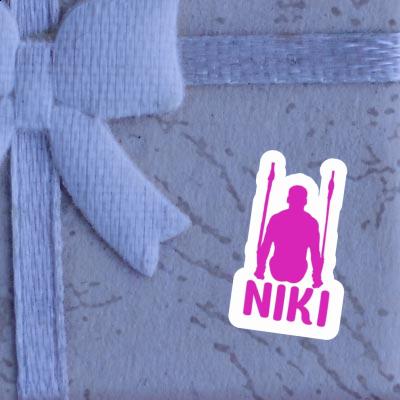 Niki Sticker Ring gymnast Laptop Image