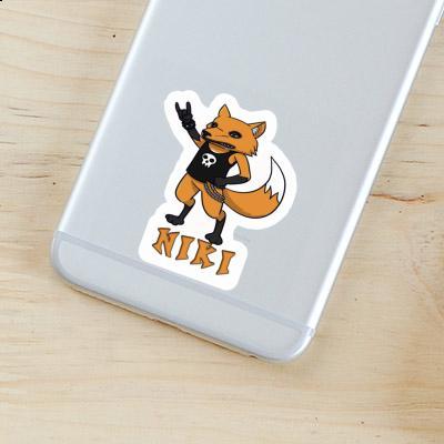 Sticker Rocker Fox Niki Laptop Image