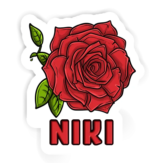 Autocollant Rose Niki Image