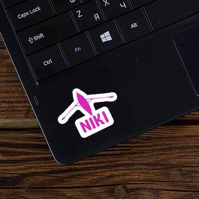 Niki Sticker Rowboat Laptop Image