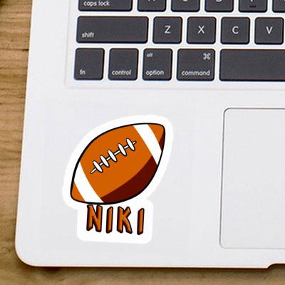 Rugby Sticker Niki Notebook Image