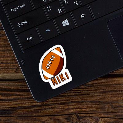 Rugby Sticker Niki Laptop Image