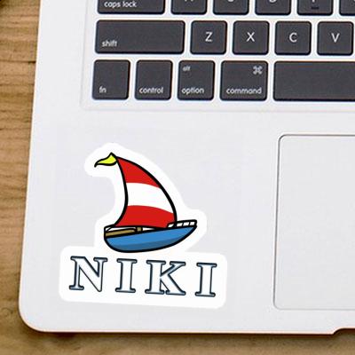 Sticker Sailboat Niki Gift package Image