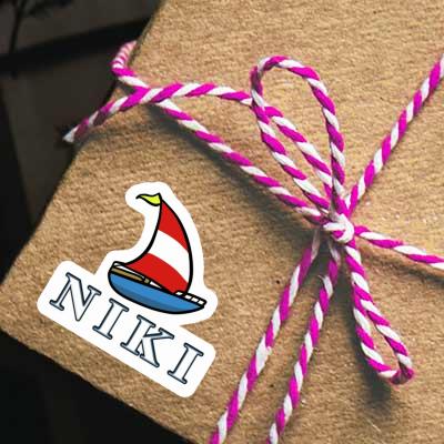 Sticker Sailboat Niki Gift package Image