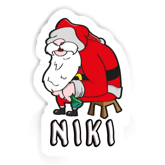 Niki Autocollant Père Noël Gift package Image