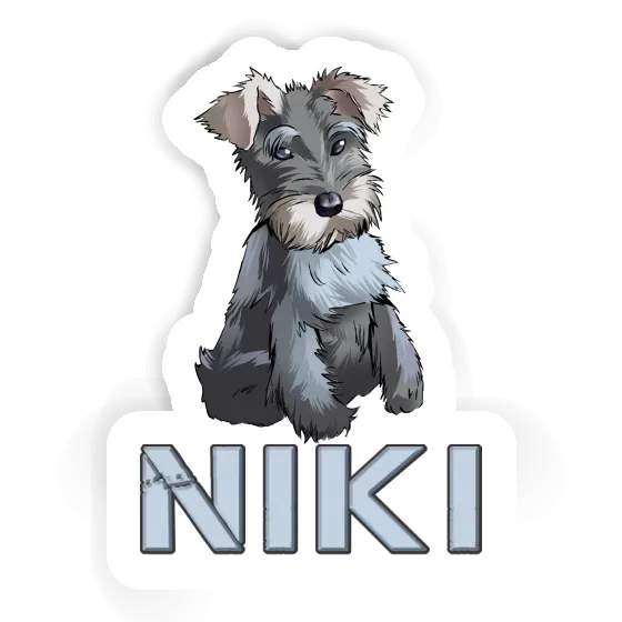 Autocollant Schnauzer Niki Gift package Image