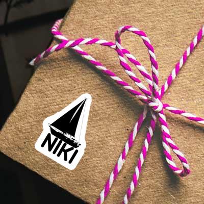 Sticker Sailboat Niki Gift package Image