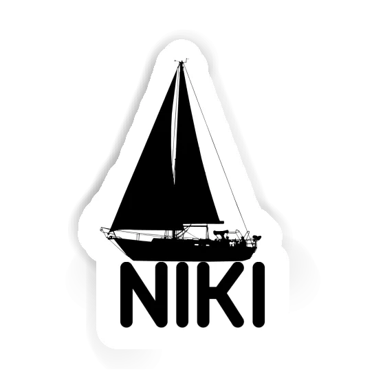 Sticker Sailboat Niki Image