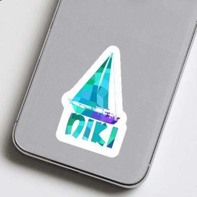 Sailboat Sticker Niki Laptop Image