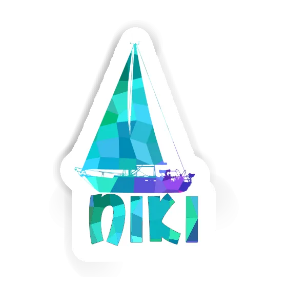 Sailboat Sticker Niki Image