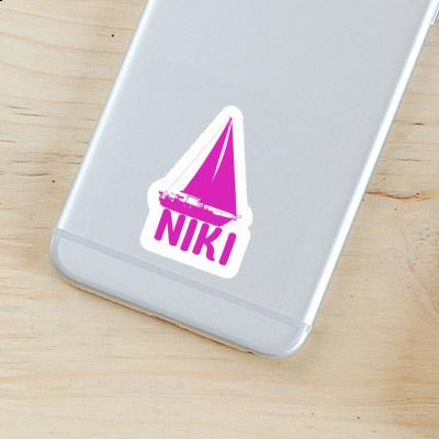 Niki Sticker Sailboat Notebook Image