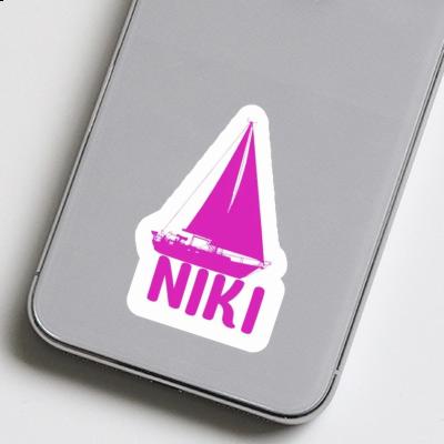 Niki Sticker Sailboat Gift package Image