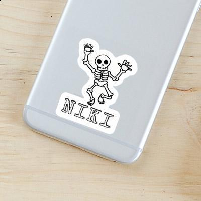 Sticker Skeleton Niki Gift package Image