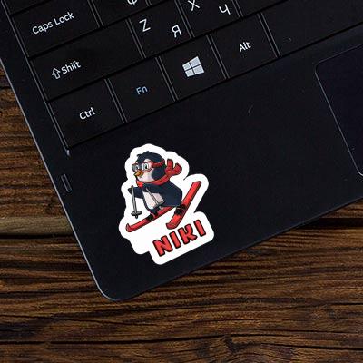 Sticker Niki Skier Gift package Image