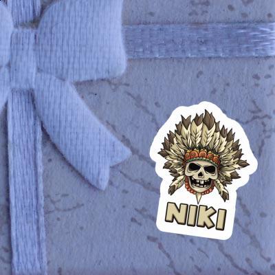 Niki Sticker Kids Skull Image