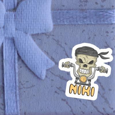 Sticker Niki Motorbike Rider Gift package Image