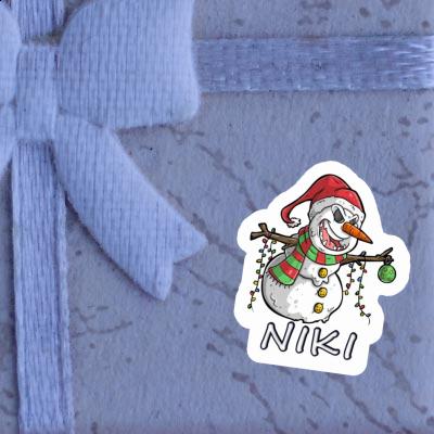 Sticker Bad Snowman Niki Image