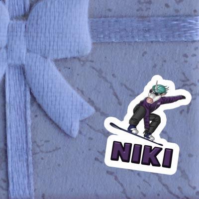 Aufkleber Boarderin Niki Image