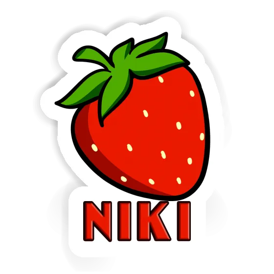 Sticker Niki Erdbeere Gift package Image