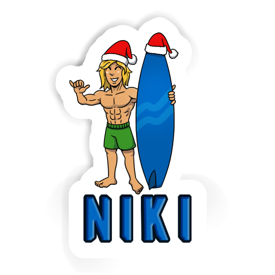 Niki Sticker Surfer Image