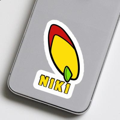 Aufkleber Surfboard Niki Laptop Image