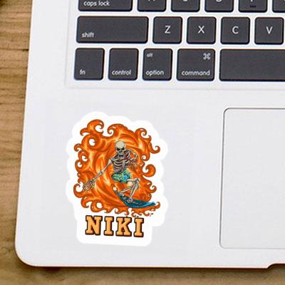 Niki Sticker Surfer Notebook Image