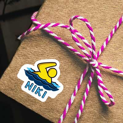 Niki Sticker Swimmer Gift package Image