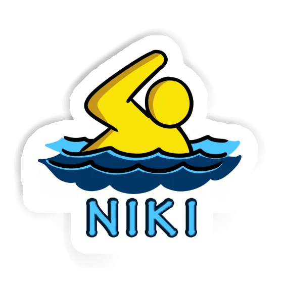 Niki Sticker Swimmer Image