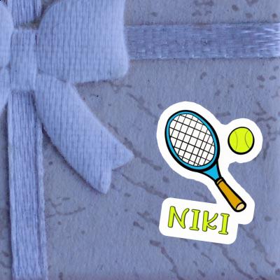 Aufkleber Tennisschläger Niki Image