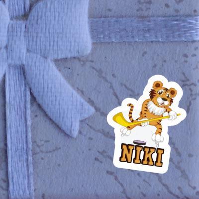 Joueur de hockey sur glace Autocollant Niki Gift package Image