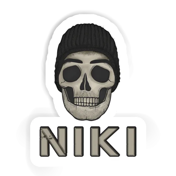 Skull Sticker Niki Laptop Image