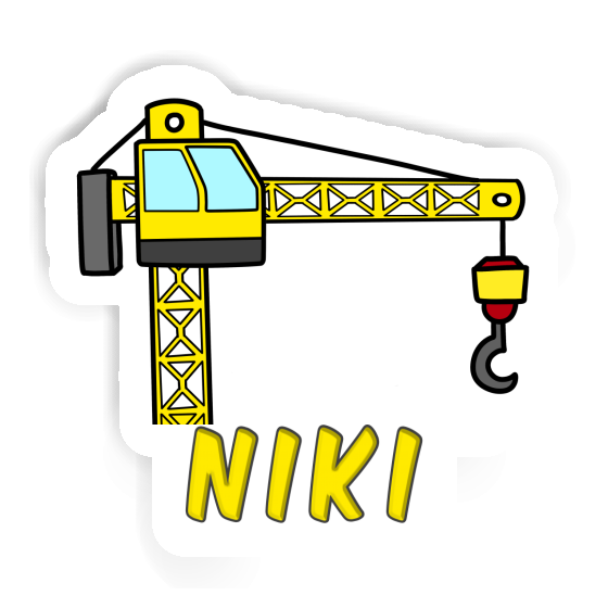 Niki Sticker Tower Crane Gift package Image