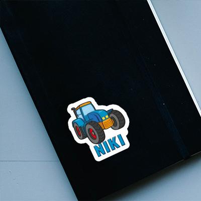 Tractor Sticker Niki Notebook Image