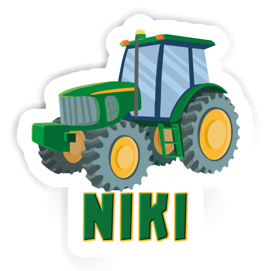 Tracteur Autocollant Niki Notebook Image