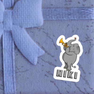 Sticker Elephant Niki Image