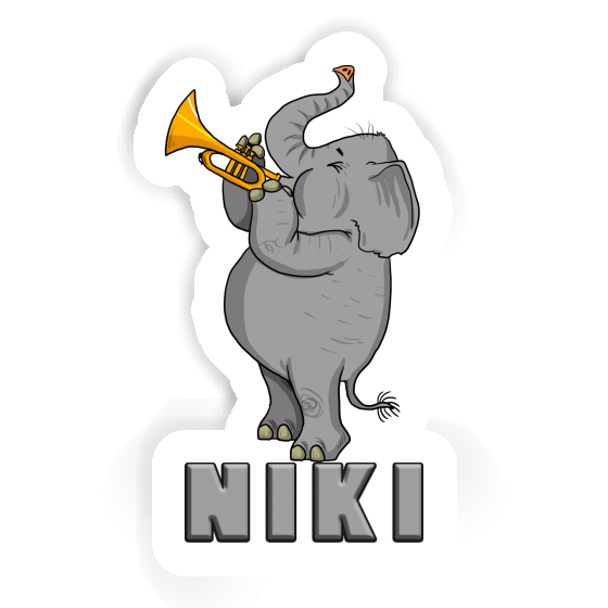 Elephant Sticker Niki Gift package Image