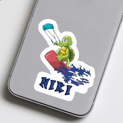 Kitesurfer Sticker Niki Notebook Image