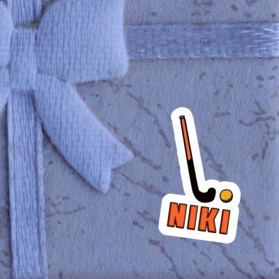 Niki Sticker Floorball Stick Image